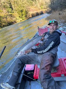 Angler fishing in Oregon