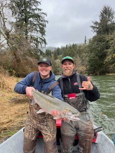 Anglers enjoying a great fishing trip in Tillamook