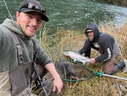 Two anglers fishing in Tillamook
