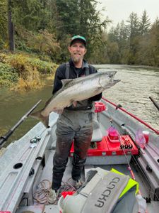 Chinook salmon caught in Tillamook
