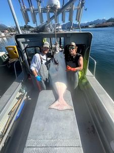 Two people fishing in OR