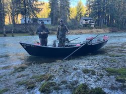 Outdoor scenic fishing in Oregon