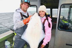 Pacific Halibut caught while fishing in Tillamook
