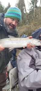A rainbow trout caught while fishing in Tillamook