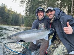 Rainbow Trout being fished in Tillamook