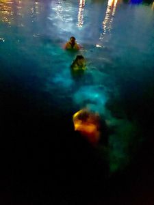 Stunning view of Rum Point, Cayman Islands with water sports activities