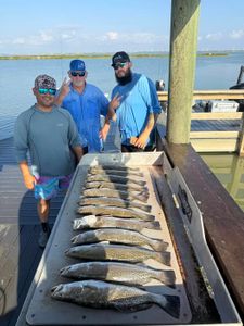 3 people fishing in Corpus Christi