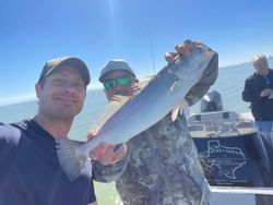 Two people fishing in Corpus Christi