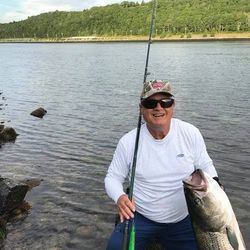 Bluefish caught while fishing in East Sandwich
