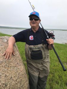 A person fishing in MA