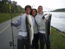 Two people fishing in East Sandwich