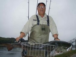 Lone angler fishing in East Sandwich
