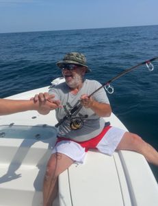 Angler fishing at Mount Pleasant