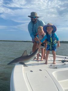 Blacktip shark fishing in Mount Pleasant