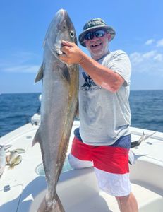 Blue Runner fish caught during fishing trip in Mount Pleasant