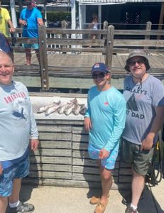 A group of 5 people fishing in SC