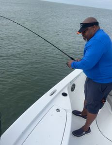 Single person fishing at Mount Pleasant location