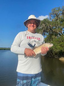 Redfish caught while fishing in South Carolina