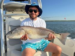 A redfish caught while fishing in SC