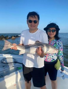 Redfish caught in Mount Pleasant