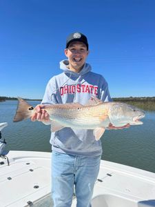 Redfish caught while fishing in SC