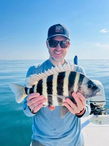Sheepshead, a 19-inch fish, caught in Mount Pleasant