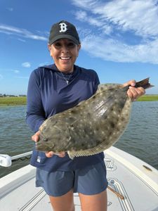 Summer flounder caught fishing in SC