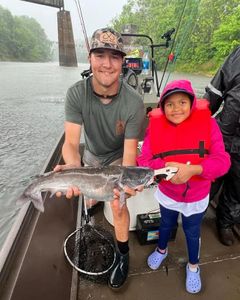A big blue catfish caught while fishing in Weldon