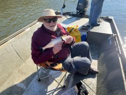 A person fishing in North Carolina