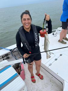 One angler fishing in Matagorda