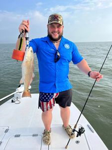Redfish caught in Matagorda, Texas while fishing