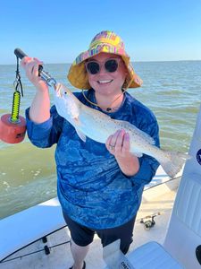 Spotted weakfish caught in Matagorda during fishing