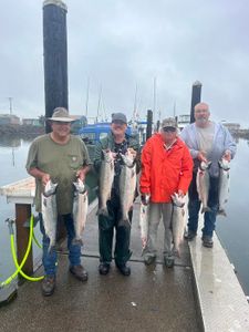 7 bluefish caught while fishing in Reedsport
