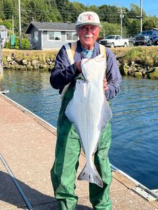 Angler with a 28-inch fish in OR