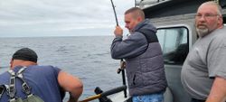 Two people fishing in Oregon