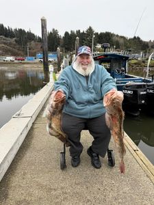 A person fishing in Oregon
