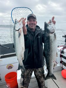 One person fishing in Reedsport