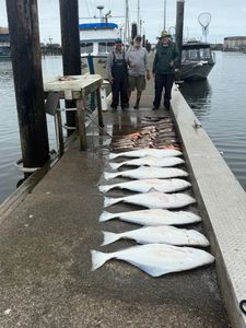 Three people fishing in Reedsport