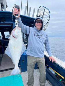 Pacific Halibut, 32-inch fish caught while fishing in OR