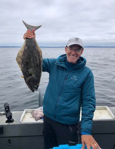 Pacific Halibut, 16-inch fish, caught by 1 person in Reedsport