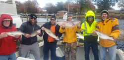 Striped bass fishing in Maryland