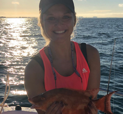 Lone angler fishing in Florida