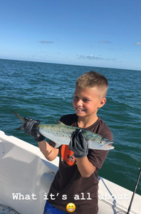Caught a Spanish Mackerel while fishing in FL