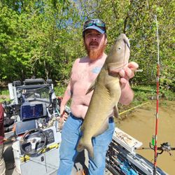 Angler fishing alone in Dayton