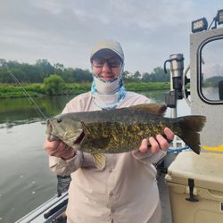 A person fishing in Dayton
