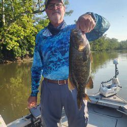 Lone angler fishing in OH