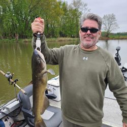 White catfish caught while fishing in Ohio