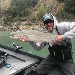 Coho salmon caught in OR