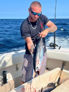 A single angler fishing in Neptune City