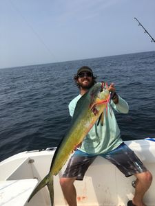 Single angler fishing in NJ with unspecified technique